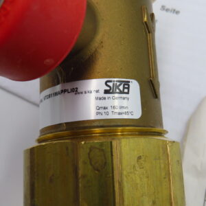 SIKA Flow Meter VTH25 MS-180VE-VT2511MAPPLI02