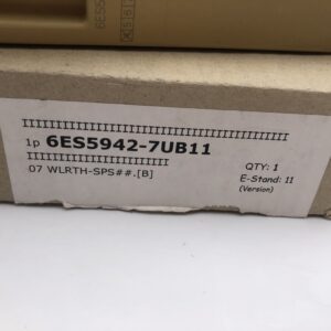 SIEMENS 6ES5 942-7UB11